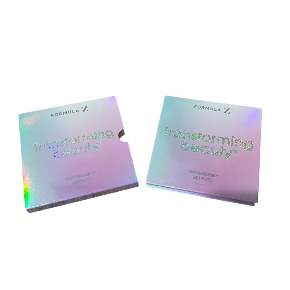 Formula Z Transforming Beauty Highlighter Blush Cheek Palette.